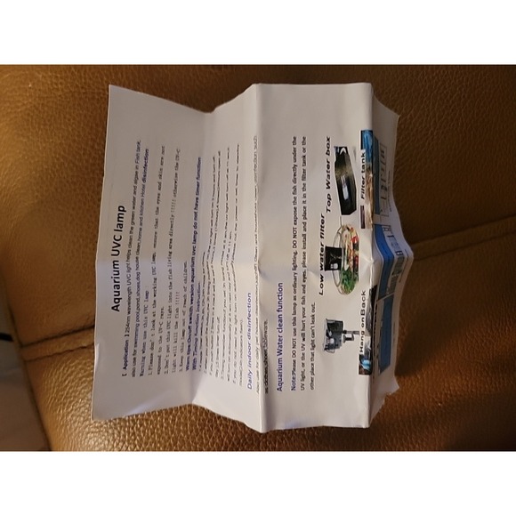 Aquarium UV Light 3W Submersible UVC Lamp with Timer for Algae Control - Picture 2 of 2